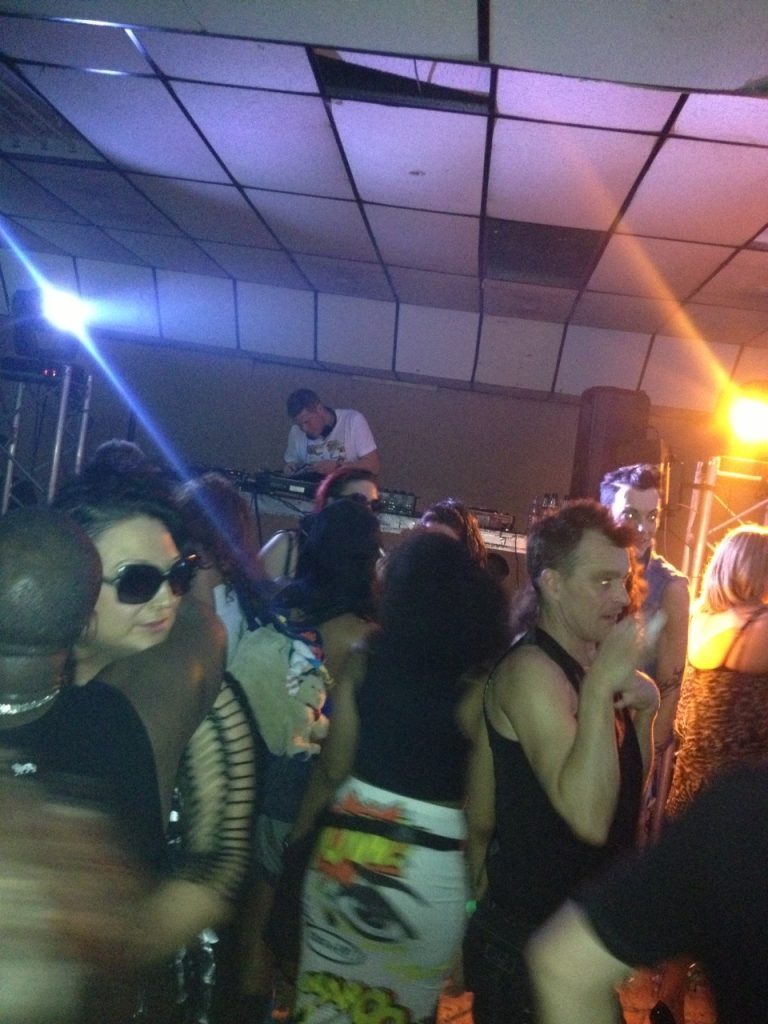 DJ Rick Parker performing at the History of House event in the Paradise Lost Room at Bowlers Manchester.